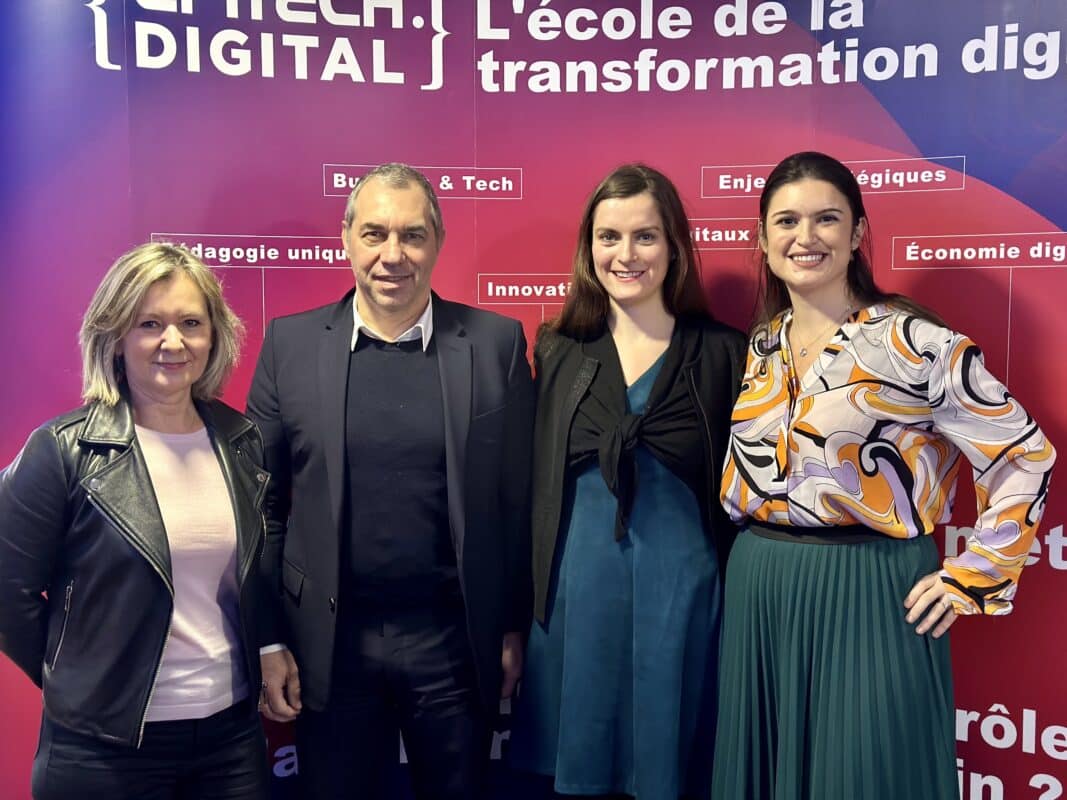 Laura Hassan, Directrice Générale d'Epitech Digital School lors de la signature du partenariat avec Microsoft France